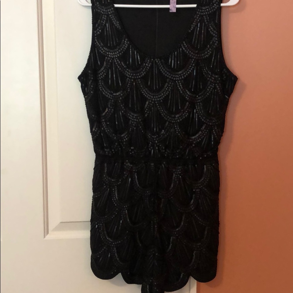 Gatsby Black Romper